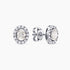 0.54Ct. Oval cut center Diamonds with 0.14Ct Diamond