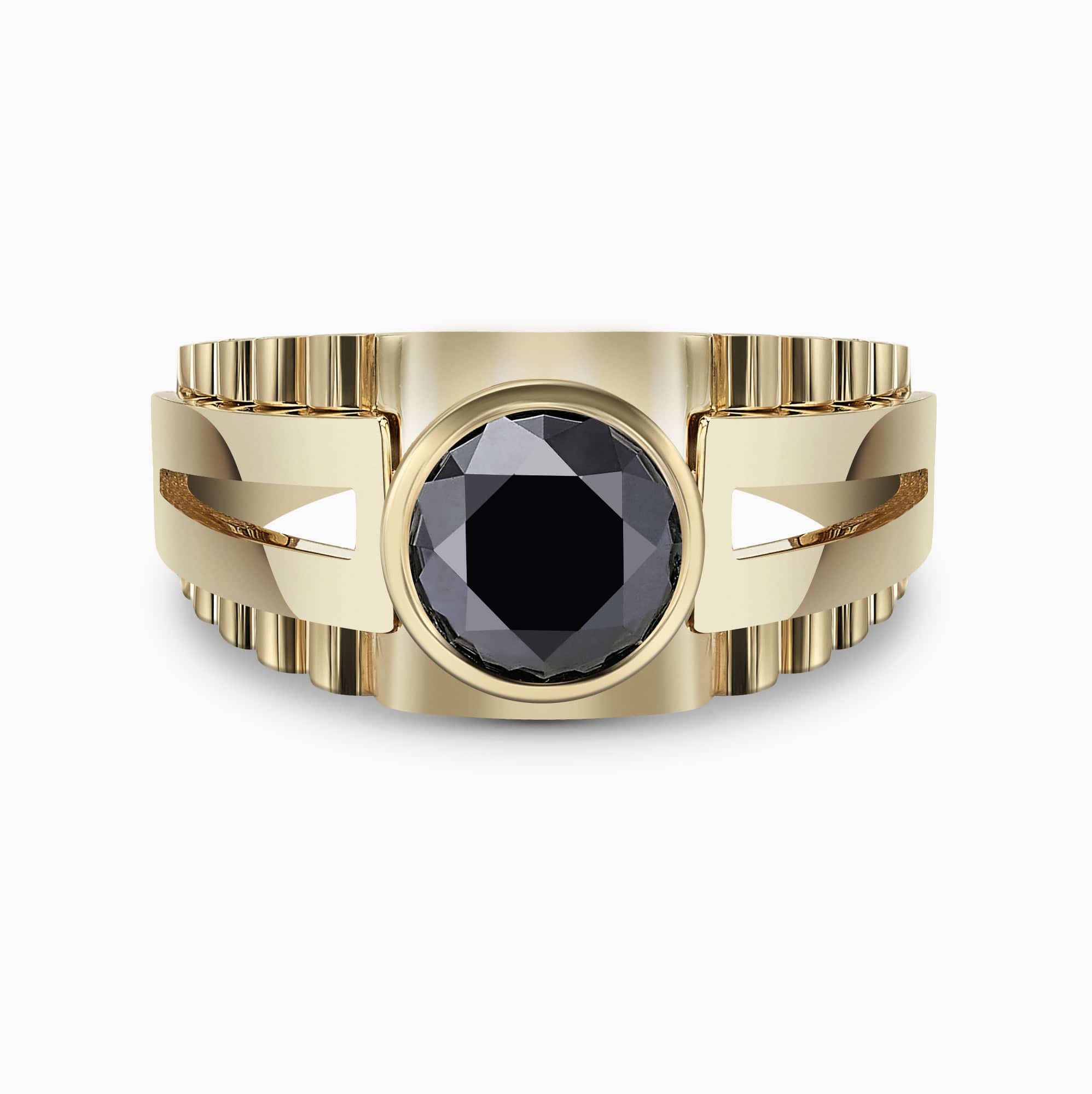 Black Diamond Ring for Men