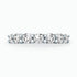 1.74Ct. Diamonds in a stunning half Eternity 14K White Gold Ring