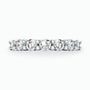 1.74Ct. Diamonds in a stunning half Eternity 14K White Gold Ring