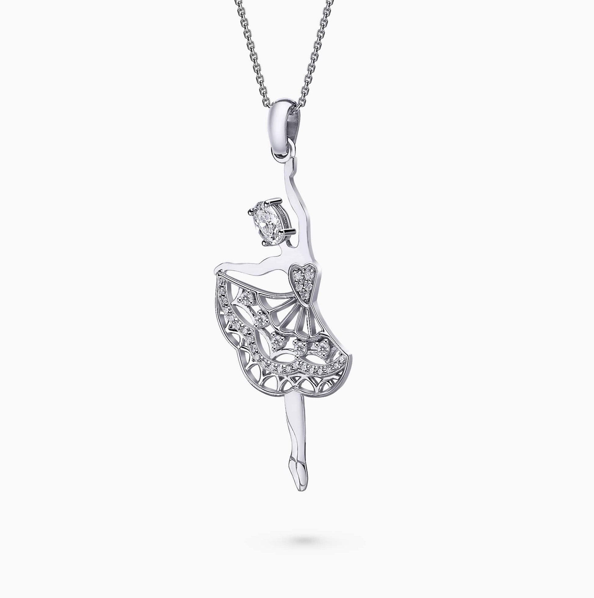 Ballerina Diamond Pendant