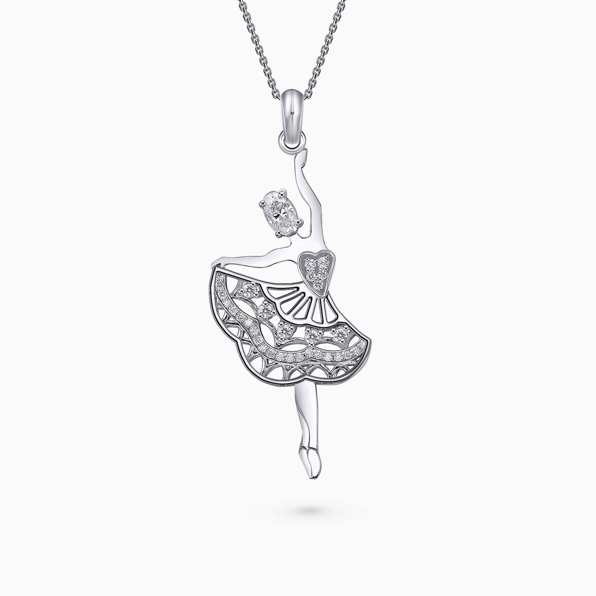Ballerina Diamond Pendant