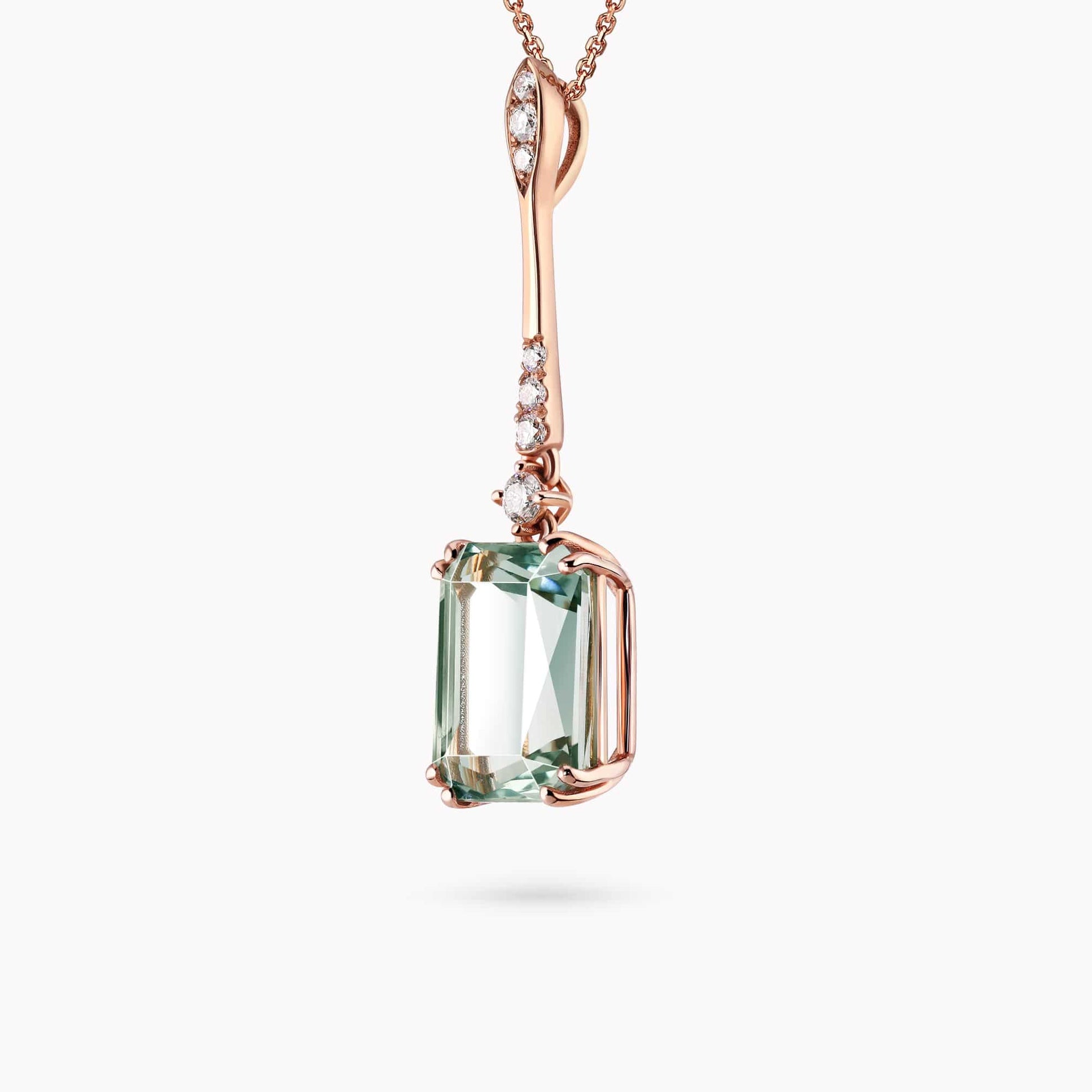 Diamond and Gem Stones Pendant