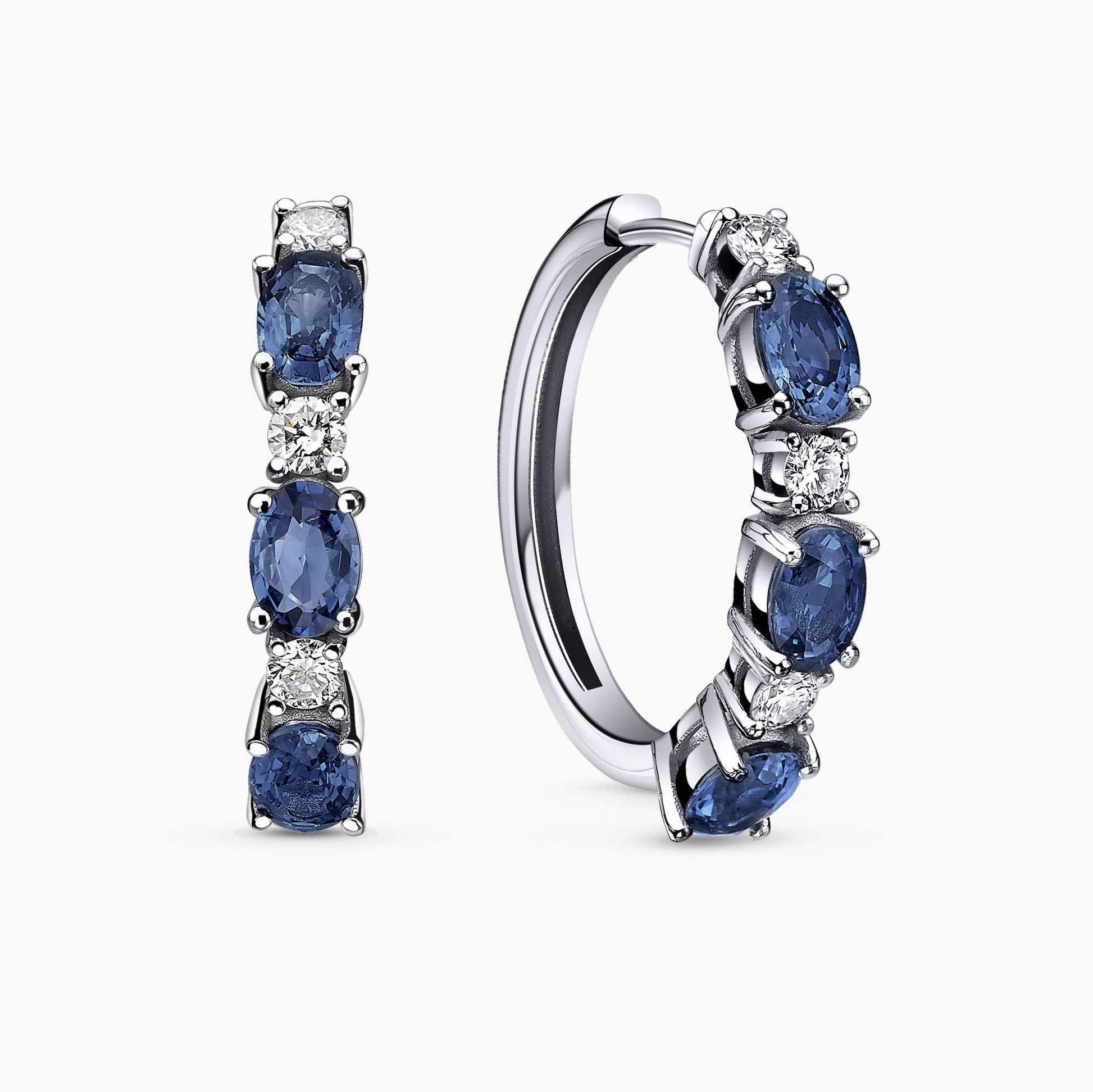 Diamond and Gem Stone Earrings
