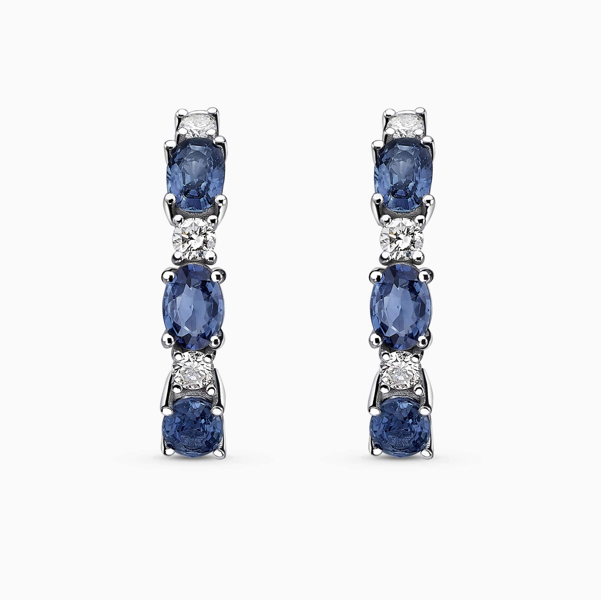 Diamond and Gem Stone Earrings