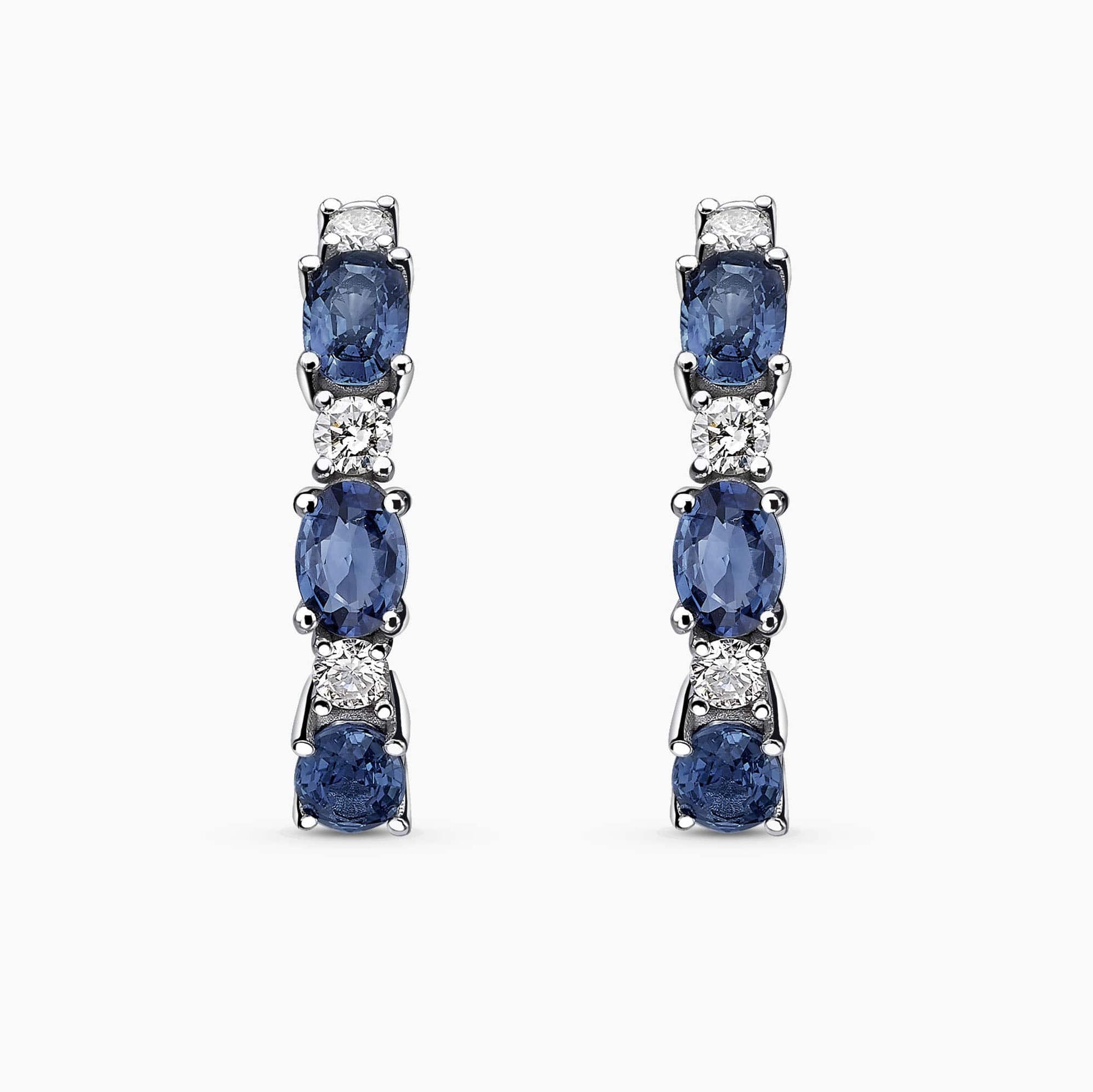 Diamond and Gem Stone Earrings