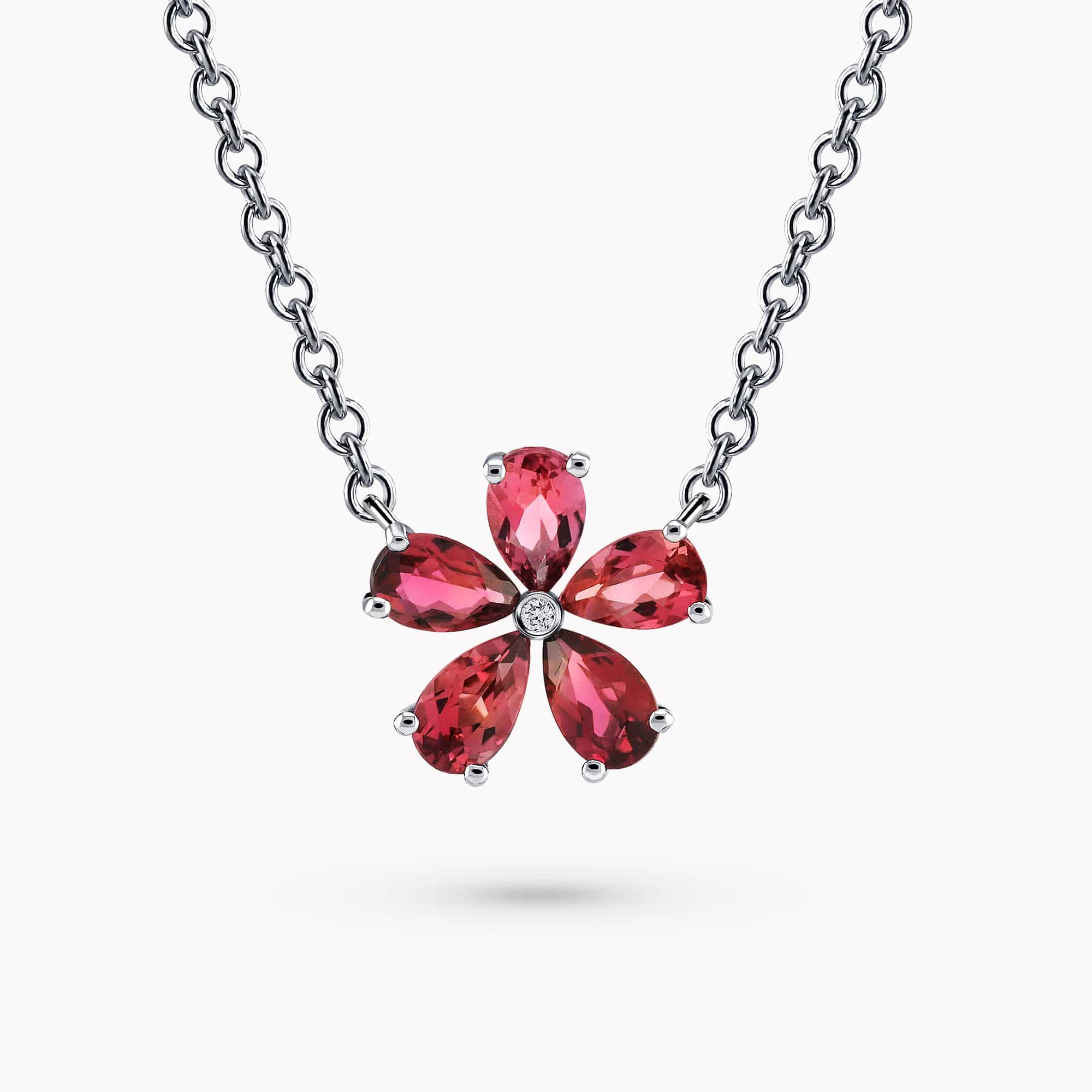 Diamond and Gem Stone Necklace