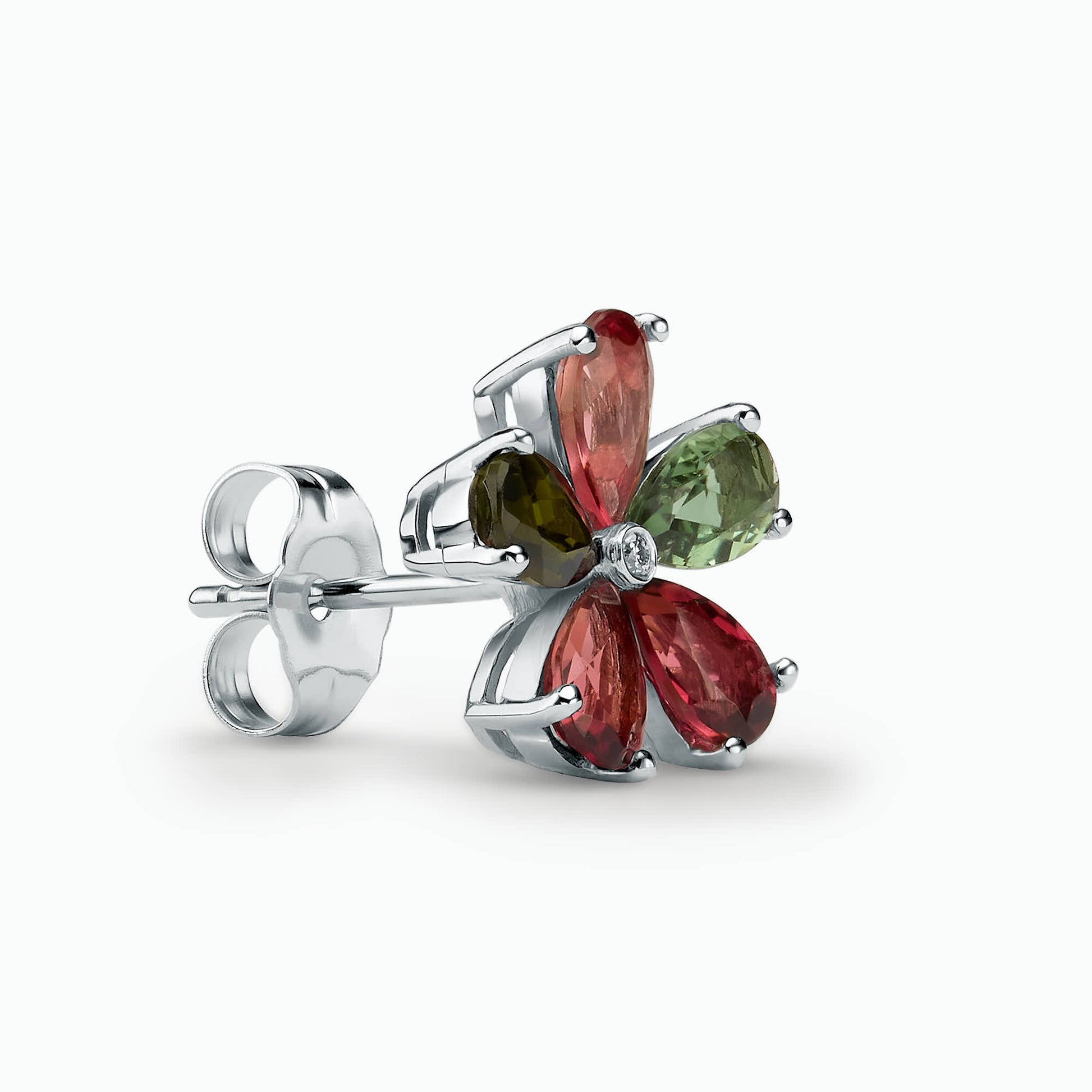Diamond and Gem Stone Earrings
