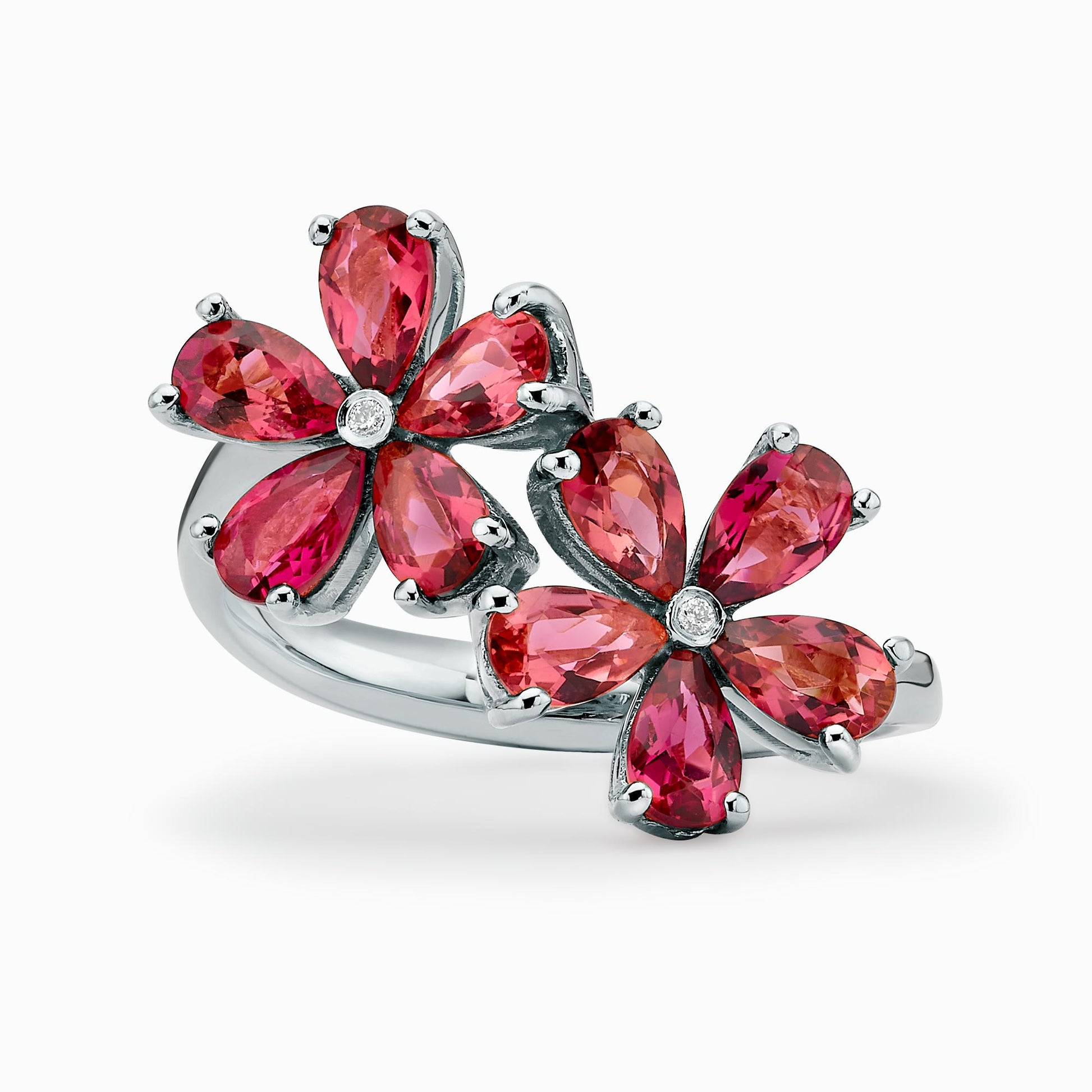 Diamond and Gem Stone Ring
