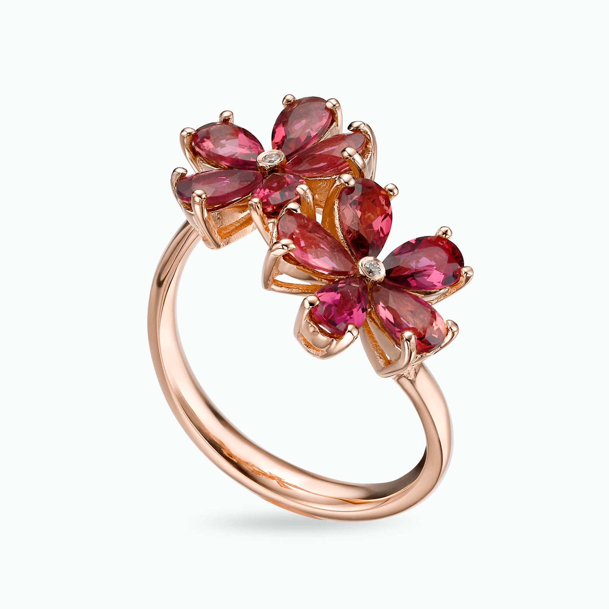 Diamond and Gem Stone Ring