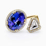 Diamond and Gem Stone Ring