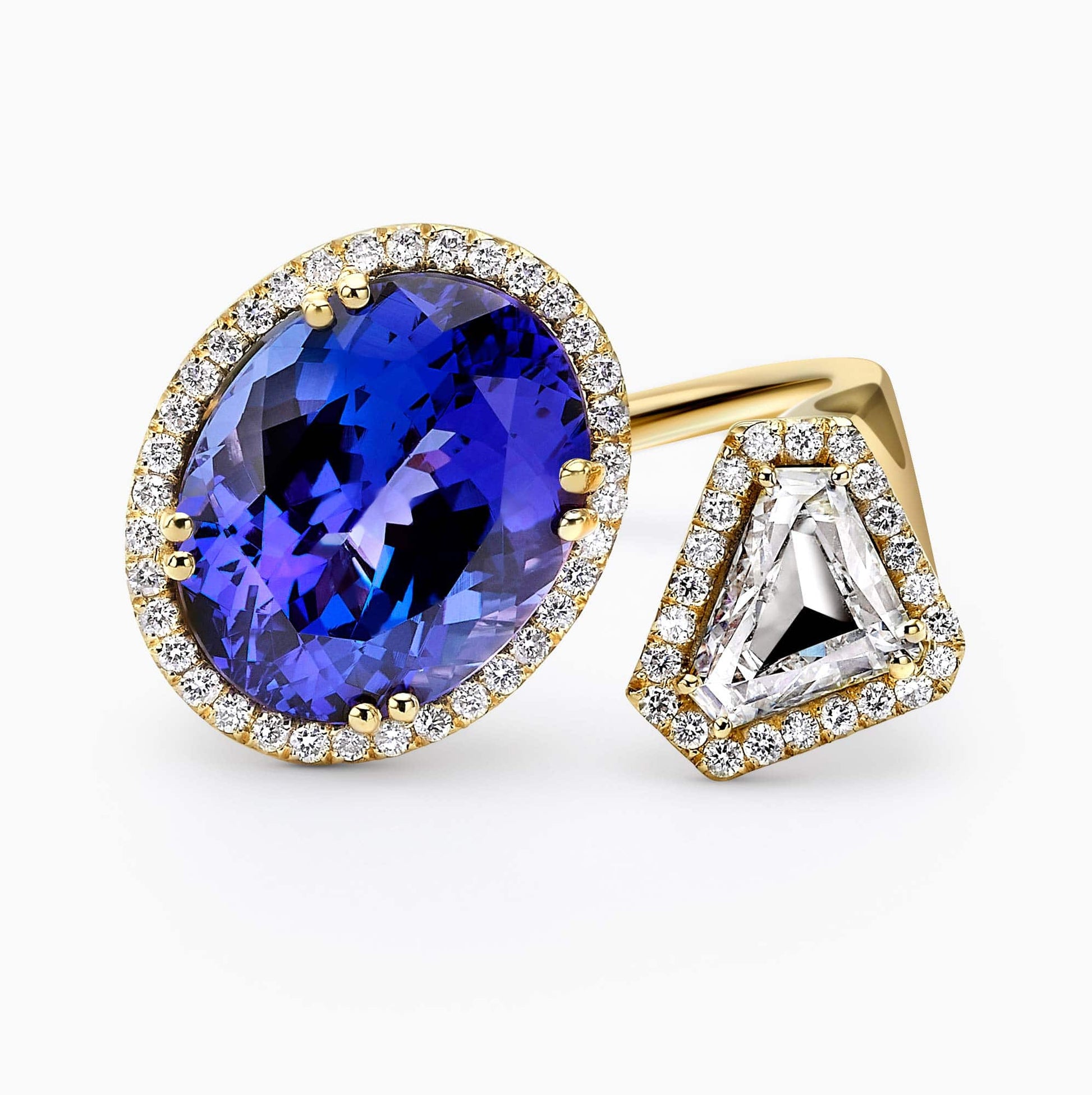 Diamond and Gem Stone Ring