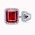 Diamond and Gem Stone Ring