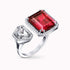 Diamond and Gem Stone Ring