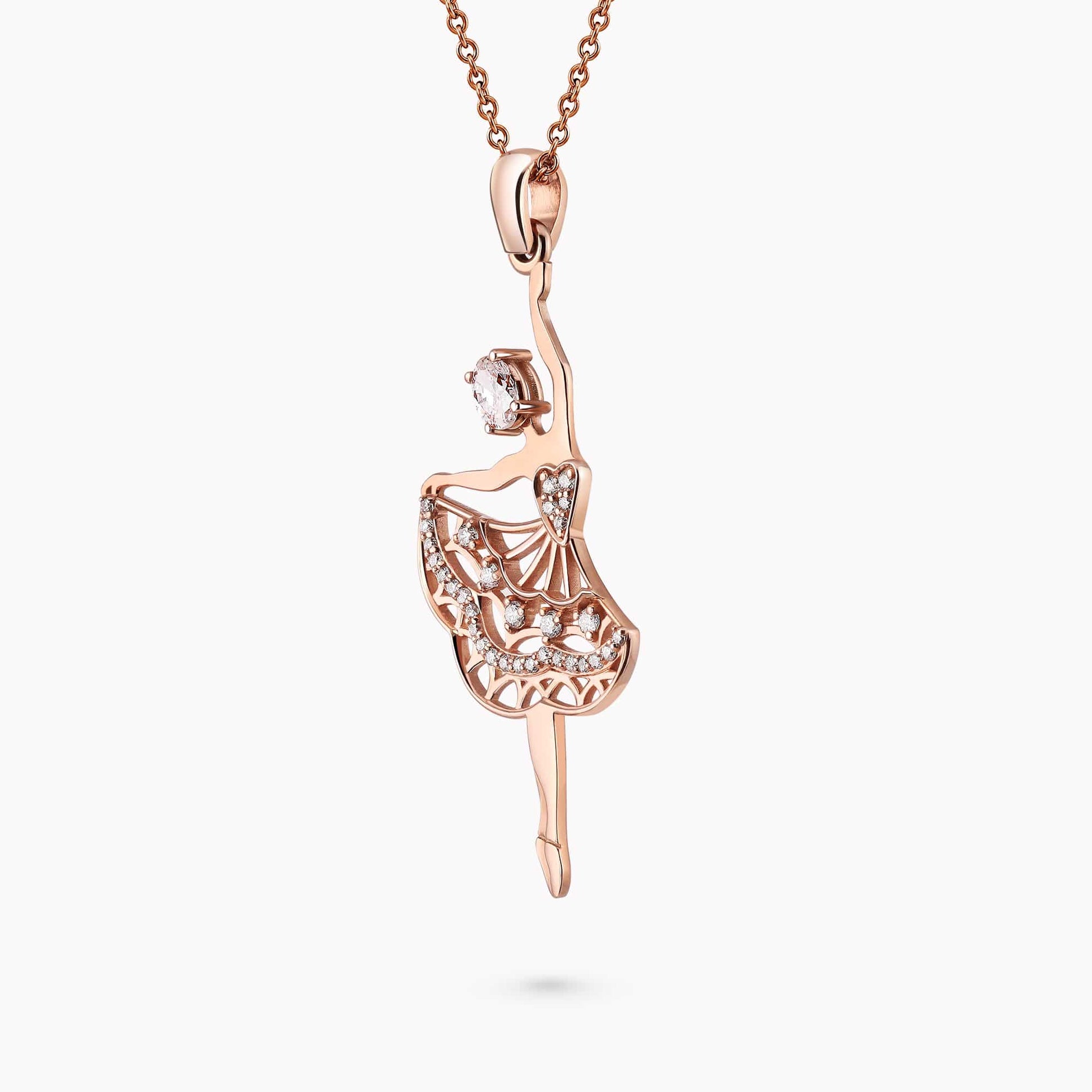 Ballerina Diamond Pendant
