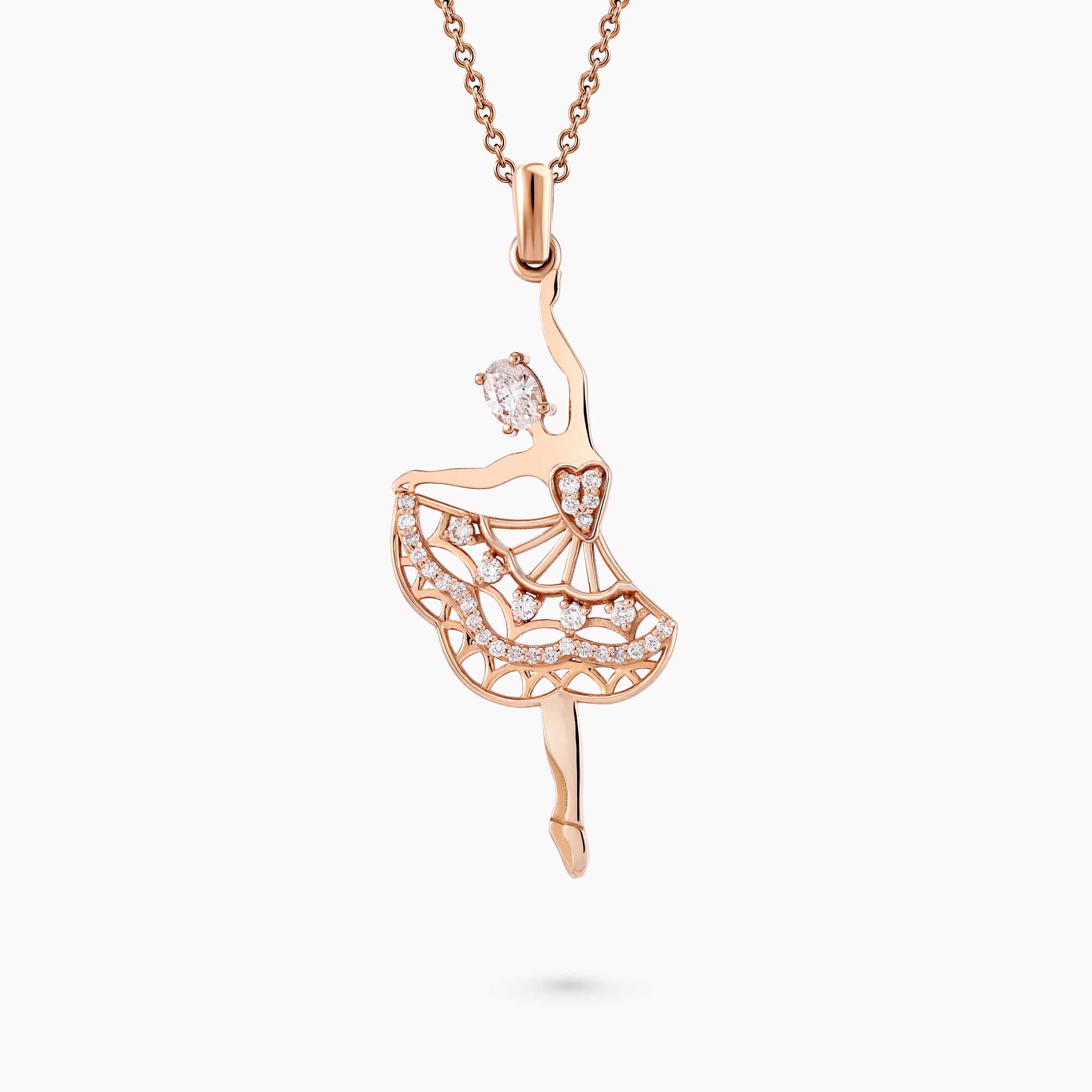 Ballerina Diamond Pendant