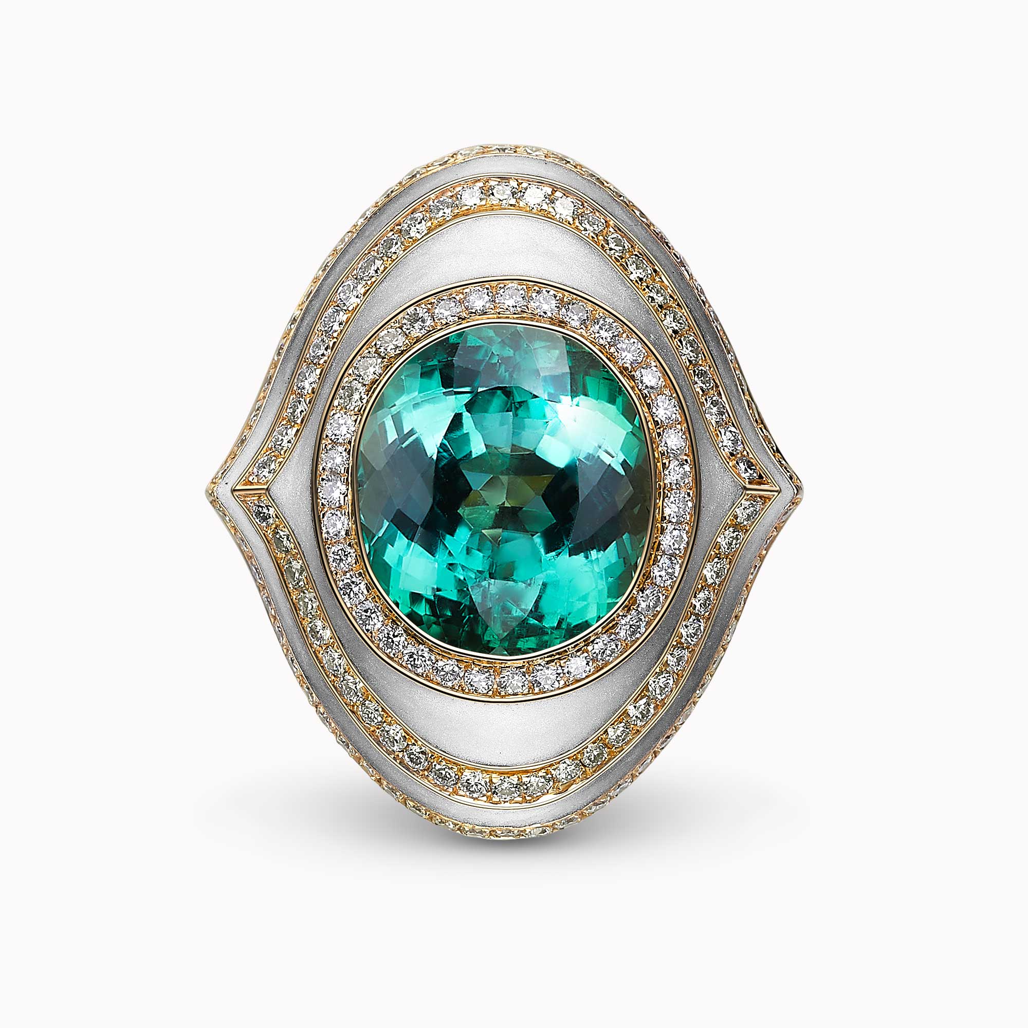Diamond and Gem Stone Ring