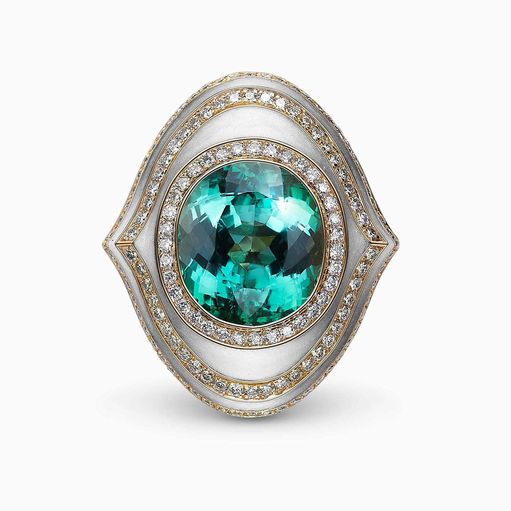 Diamond and Gem Stone Ring
