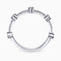 0.35Ct. Diamond setting in a 14K White Gold Ring