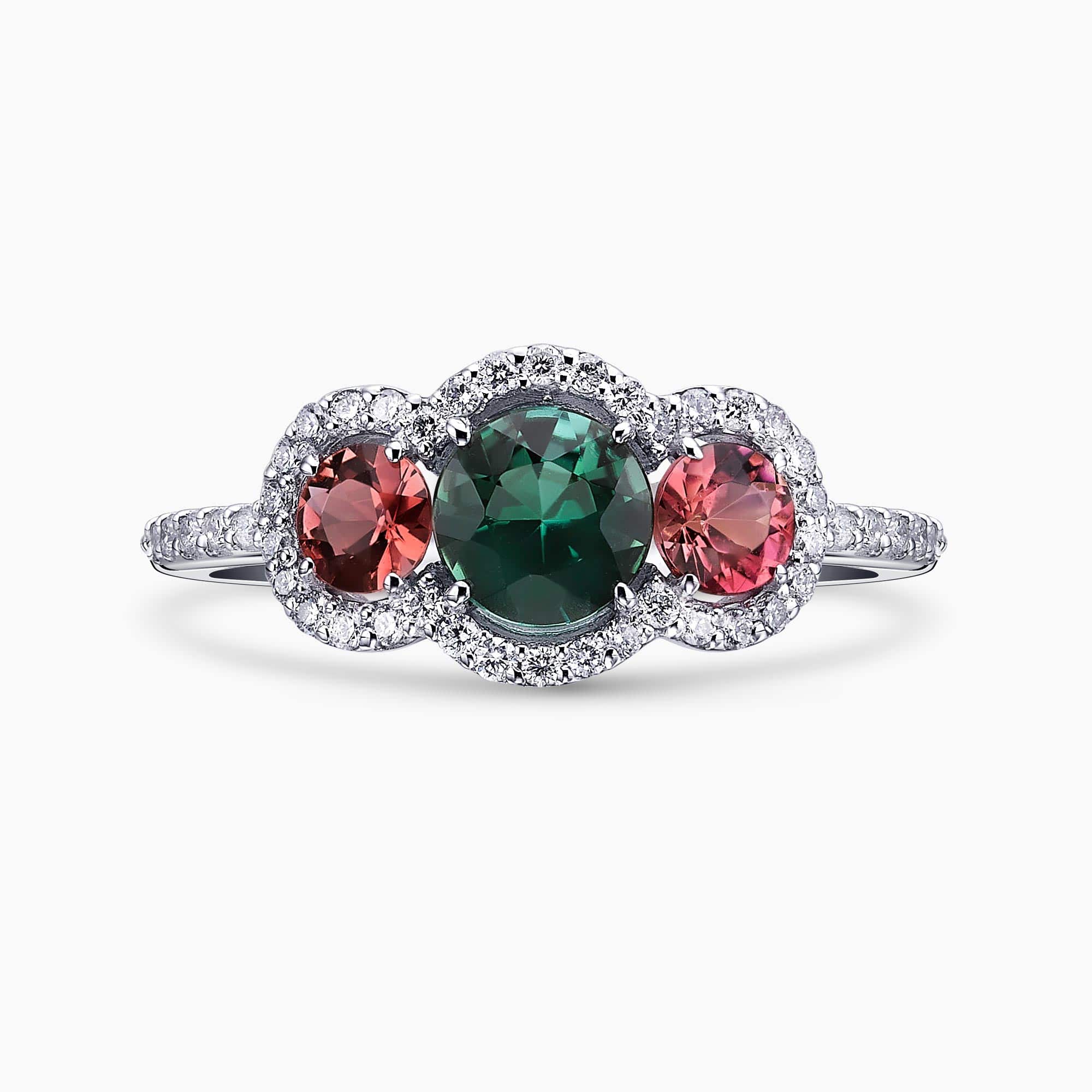 Diamond and Gem Stone Ring
