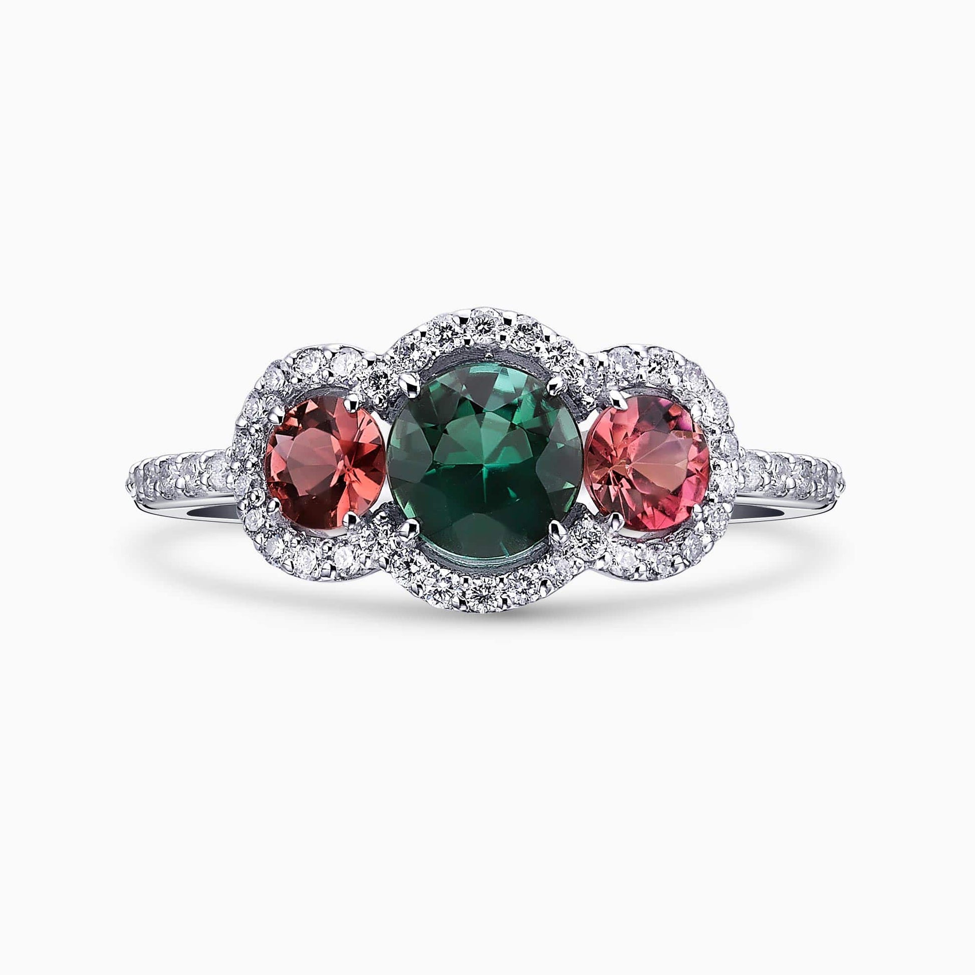 Diamond and Gem Stone Ring