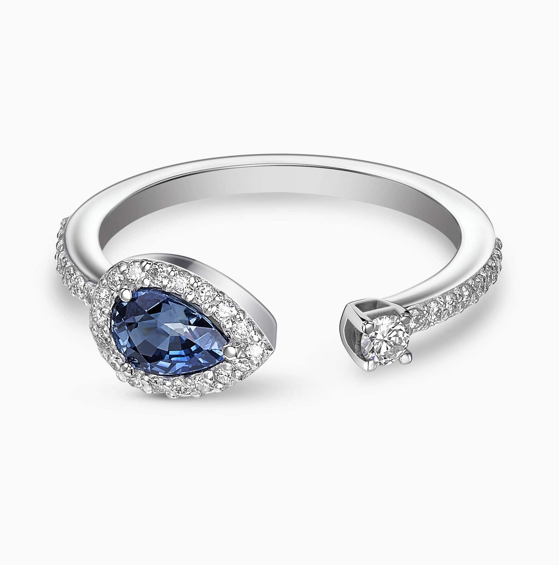 Diamond and Gem Stone Ring