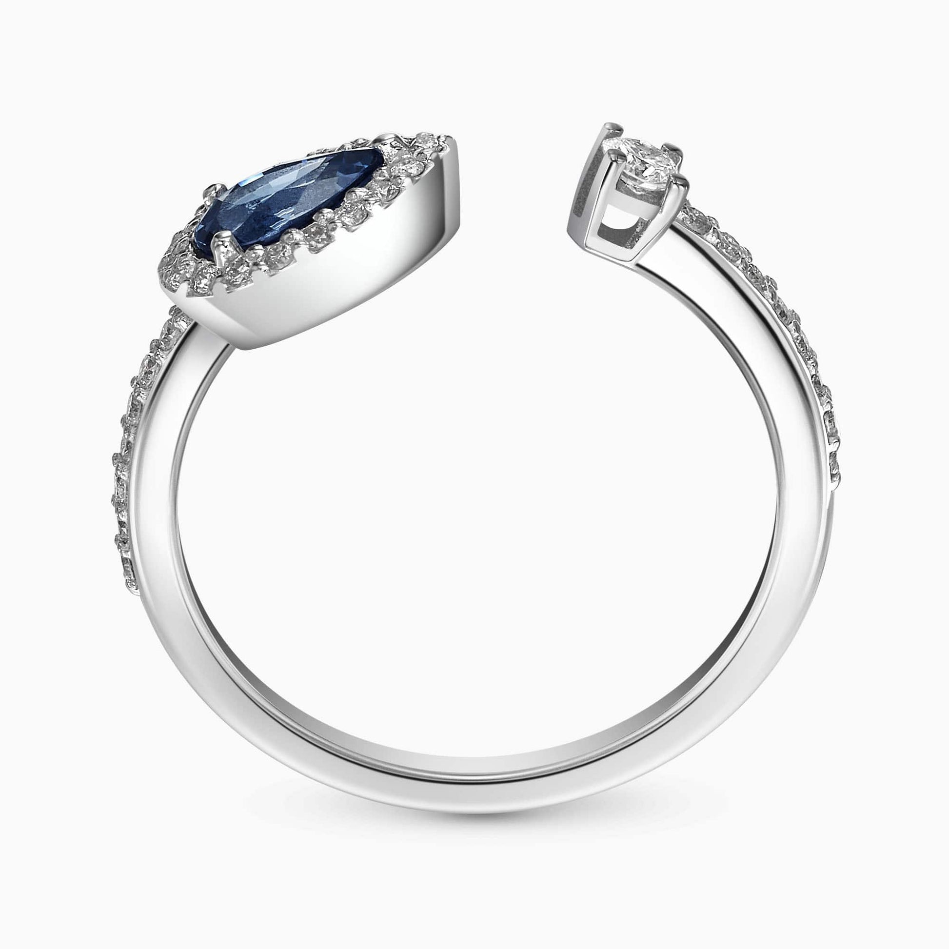 Diamond and Gem Stone Ring