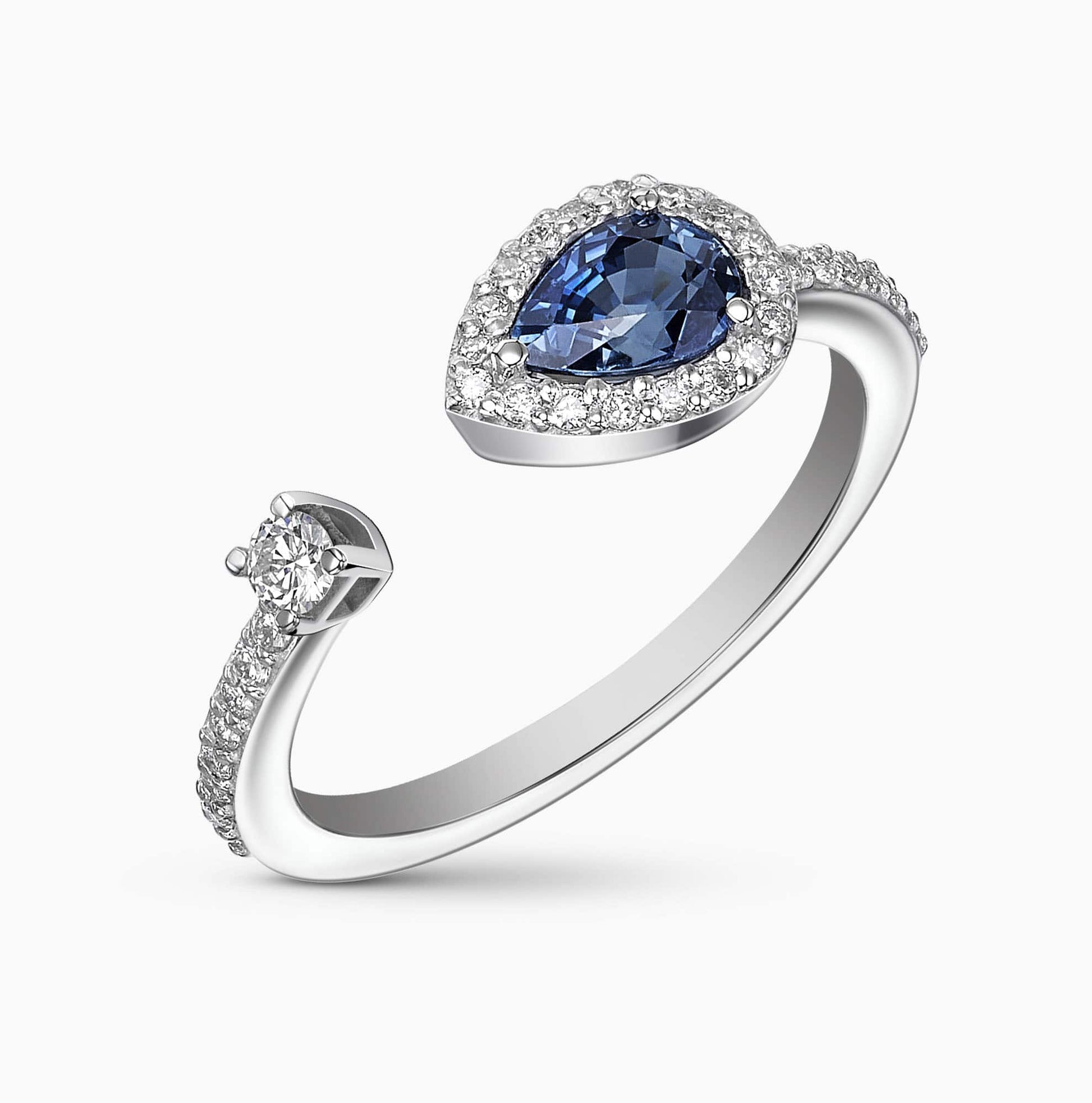 Diamond and Gem Stone Ring