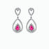 Diamond and Gem Stone Earrings