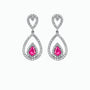 Diamond and Gem Stone Earrings