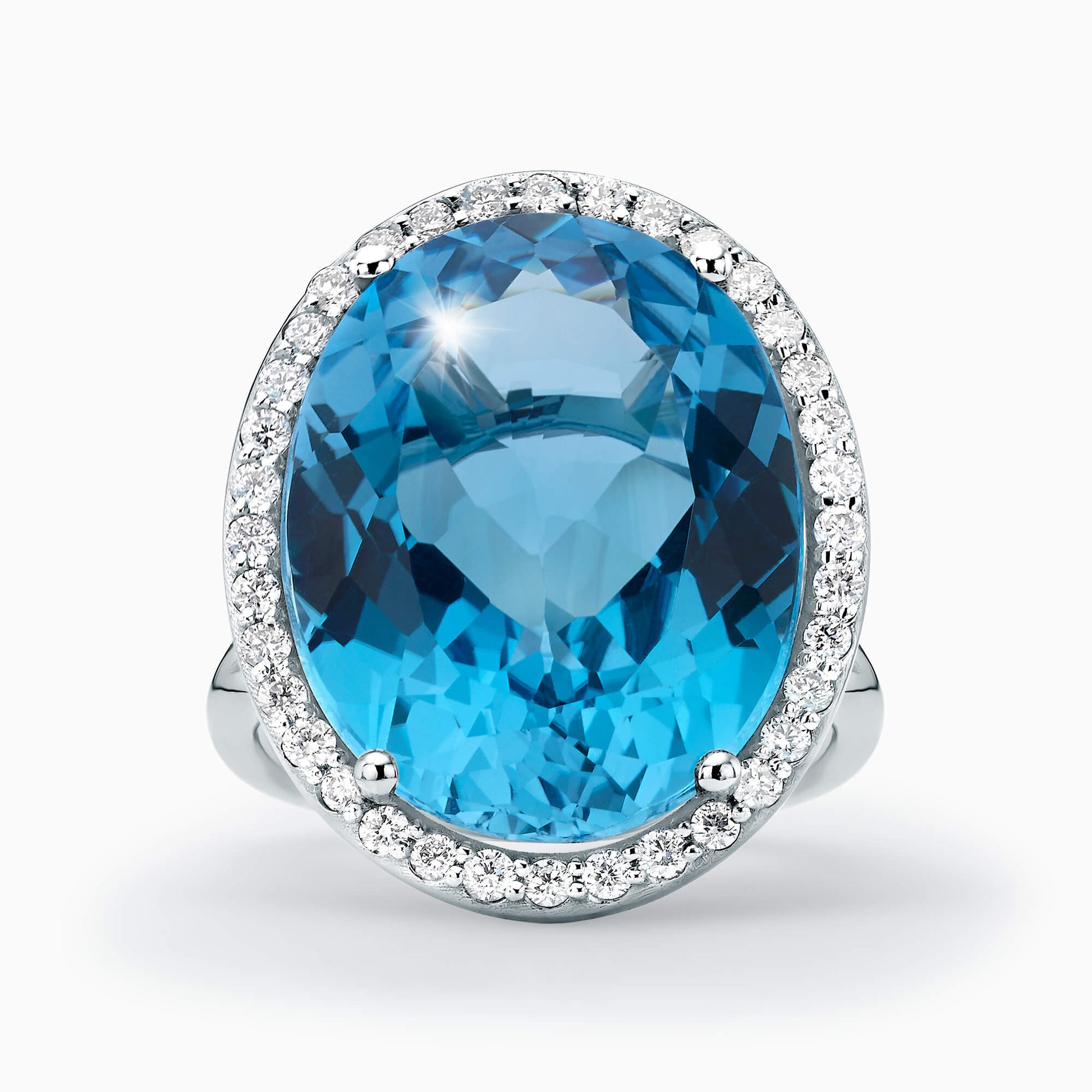 Diamond and Gem Stone Ring