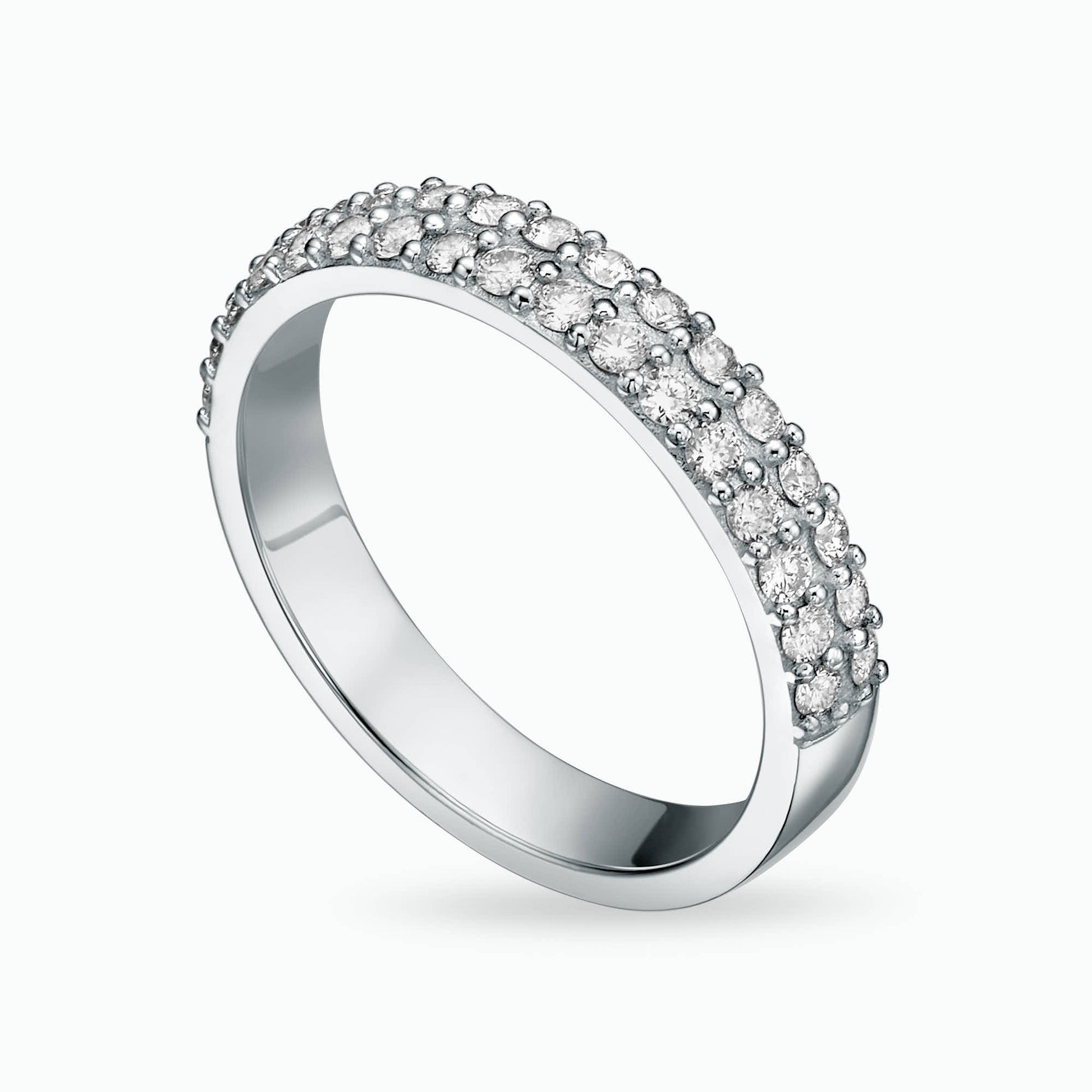 0.45Ct. Diamonds in a 14K White Gold Ring
