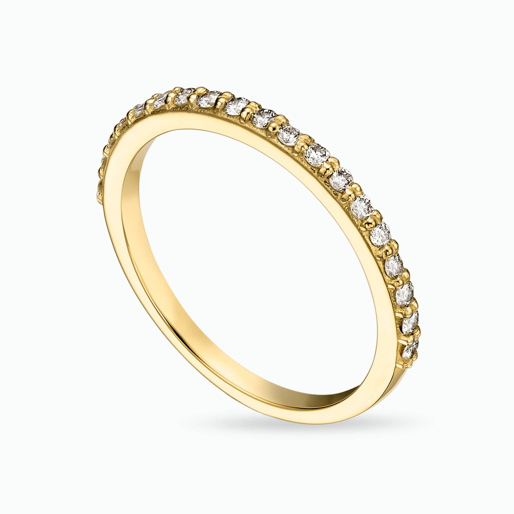 0.23Ct. Diamonds in a 14K Yellow Gold Ring