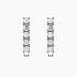 0.97Ct. Diamond Earrings mounted in 14K White Gold
