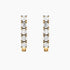 0.95Ct. Diamond Earrings mounted in 14K Yellow Gold