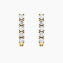 0.95Ct. Diamond Earrings mounted in 14K Yellow Gold