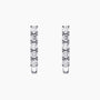 0.46Ct. Diamond Earrings mounted in 14K White Gold