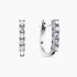 0.46Ct. Diamond Earrings mounted in 14K White Gold