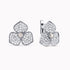 Diamond Flower Earrings