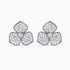 Diamond Flower Earrings