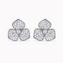 Diamond Flower Earrings