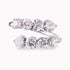 1.69Ct. Heart Shape Diamonds mounted in a Bypass design 14K