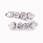 1.69Ct. Heart Shape Diamonds mounted in a Bypass design 14K