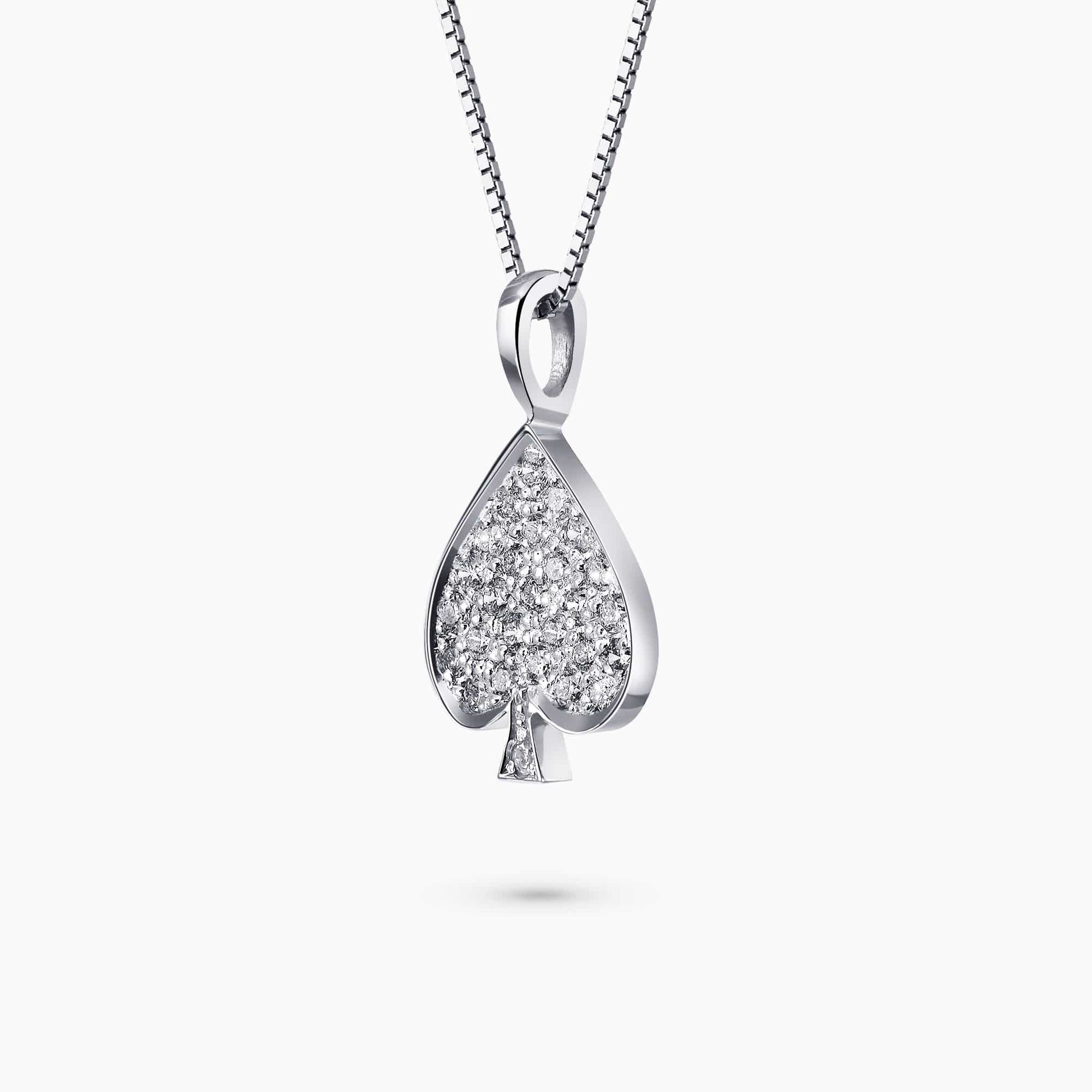 Diamond Spade Pendant
