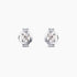 0.24Ct. Diamond Earrings mounted in 14K White Gold
