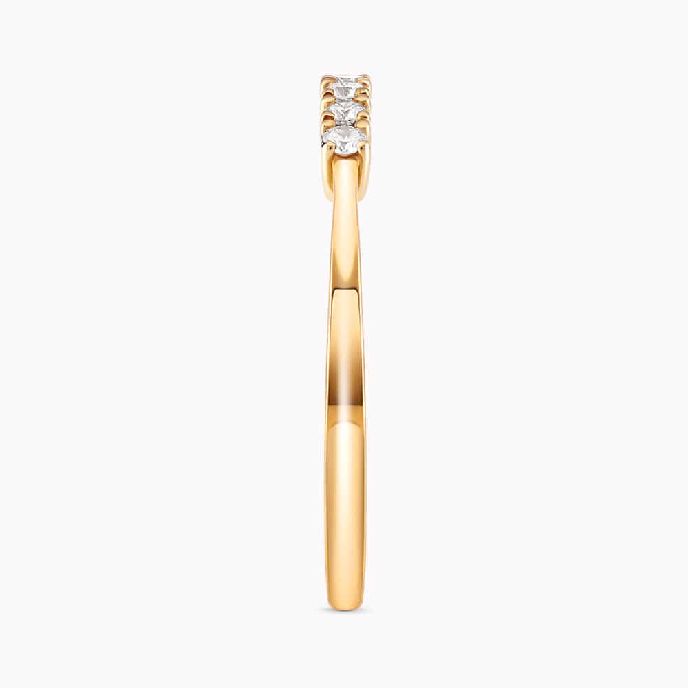 0.13Ct. Diamonds in a 14K Yellow Gold Ring