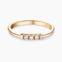 0.13Ct. Diamonds in a 14K Yellow Gold Ring
