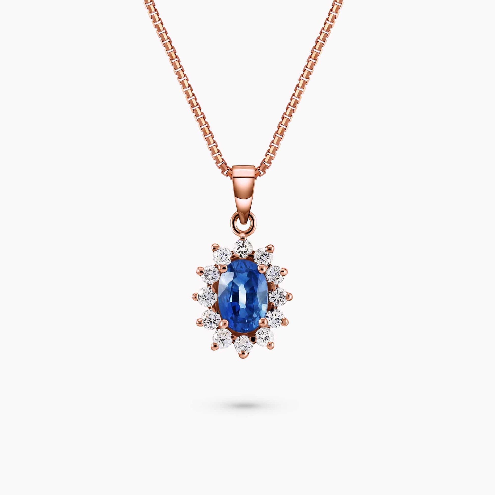 Diamond and Gem Stone Pendant