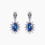 Diamond and Gem Stone Earrings