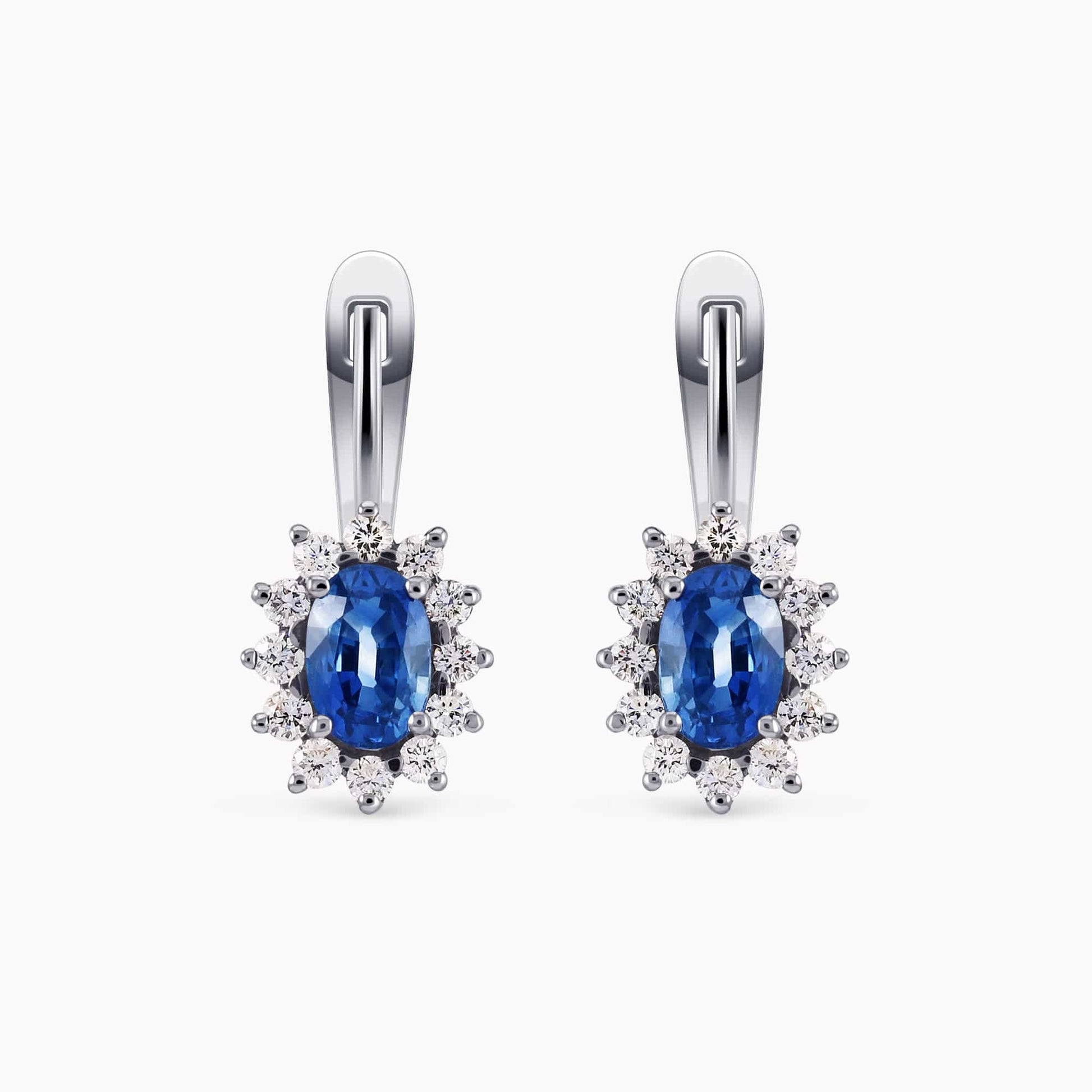 Diamond and Gem Stone Earrings